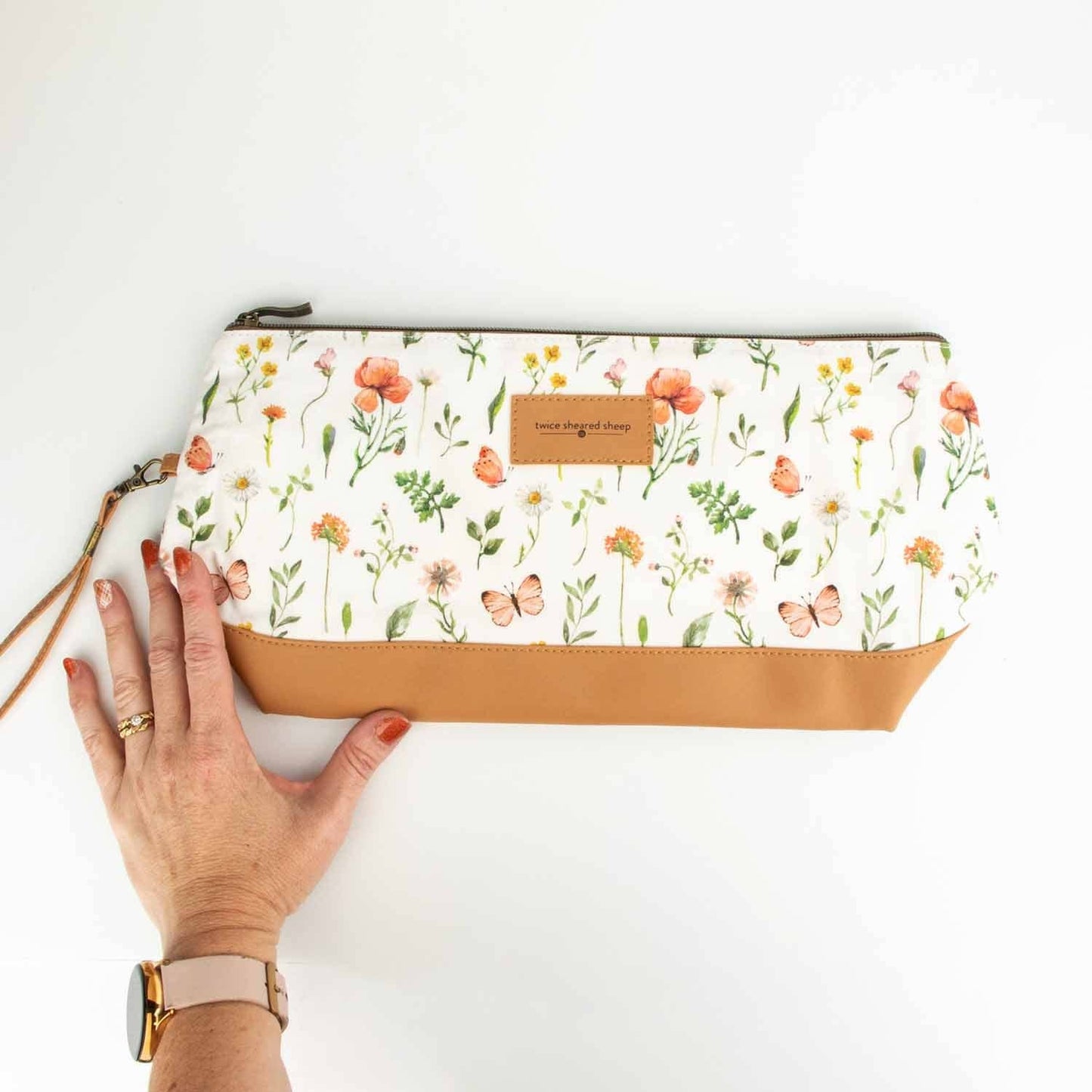 Sac de projet de tricot zippé Mountain Meadow Trinity – Taille moyenne