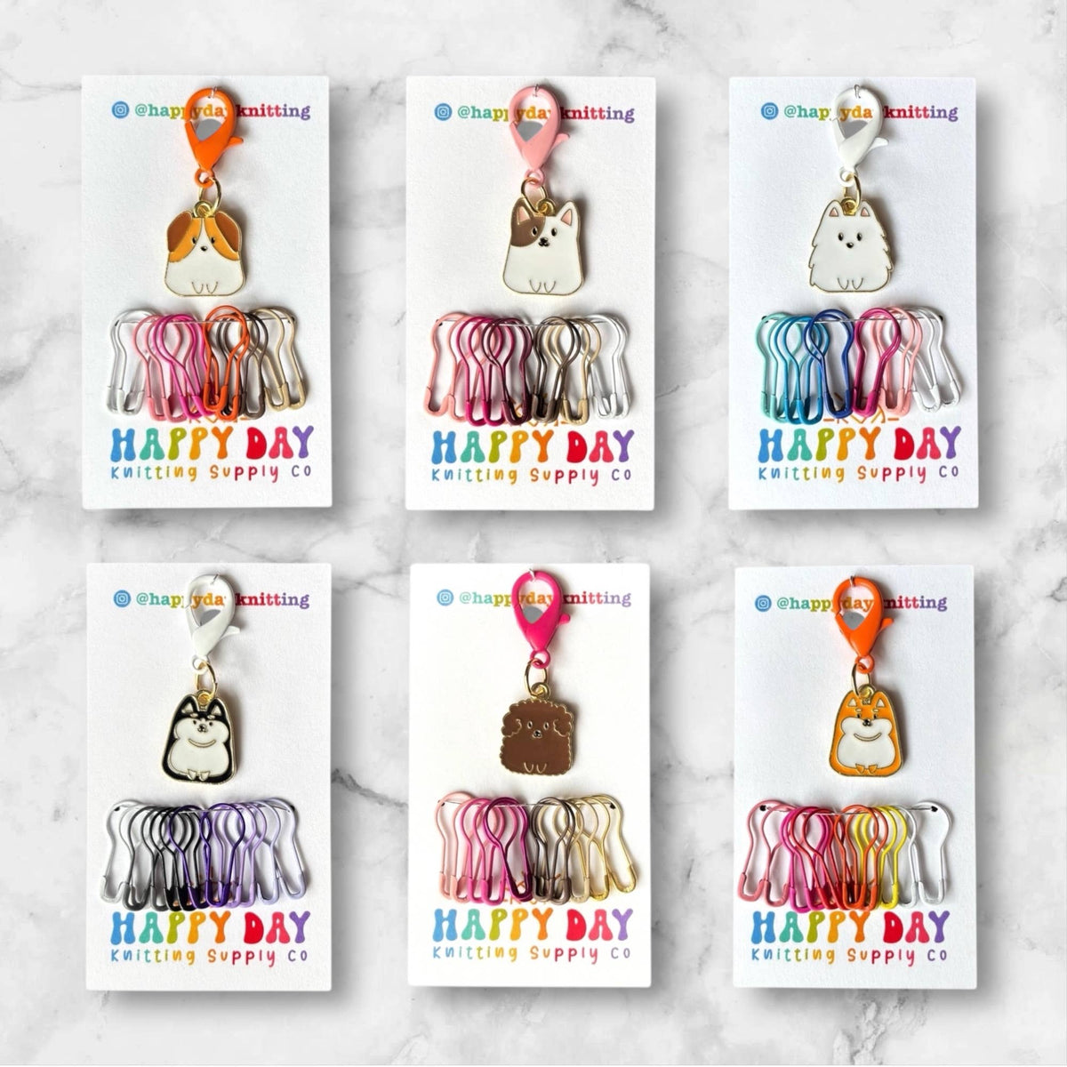 Puppy Pals Collection - Stitch Marker Set