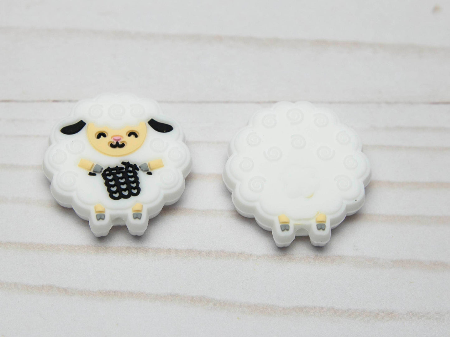 Moutons Tricoteurs Blancs | Bloque-Mailles