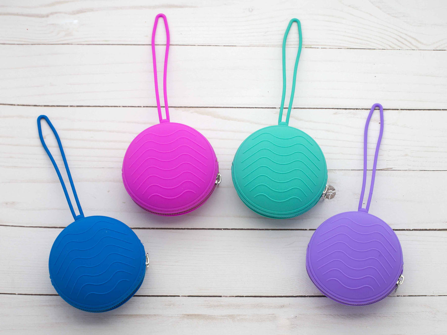 Colorful Round Storage Pouches