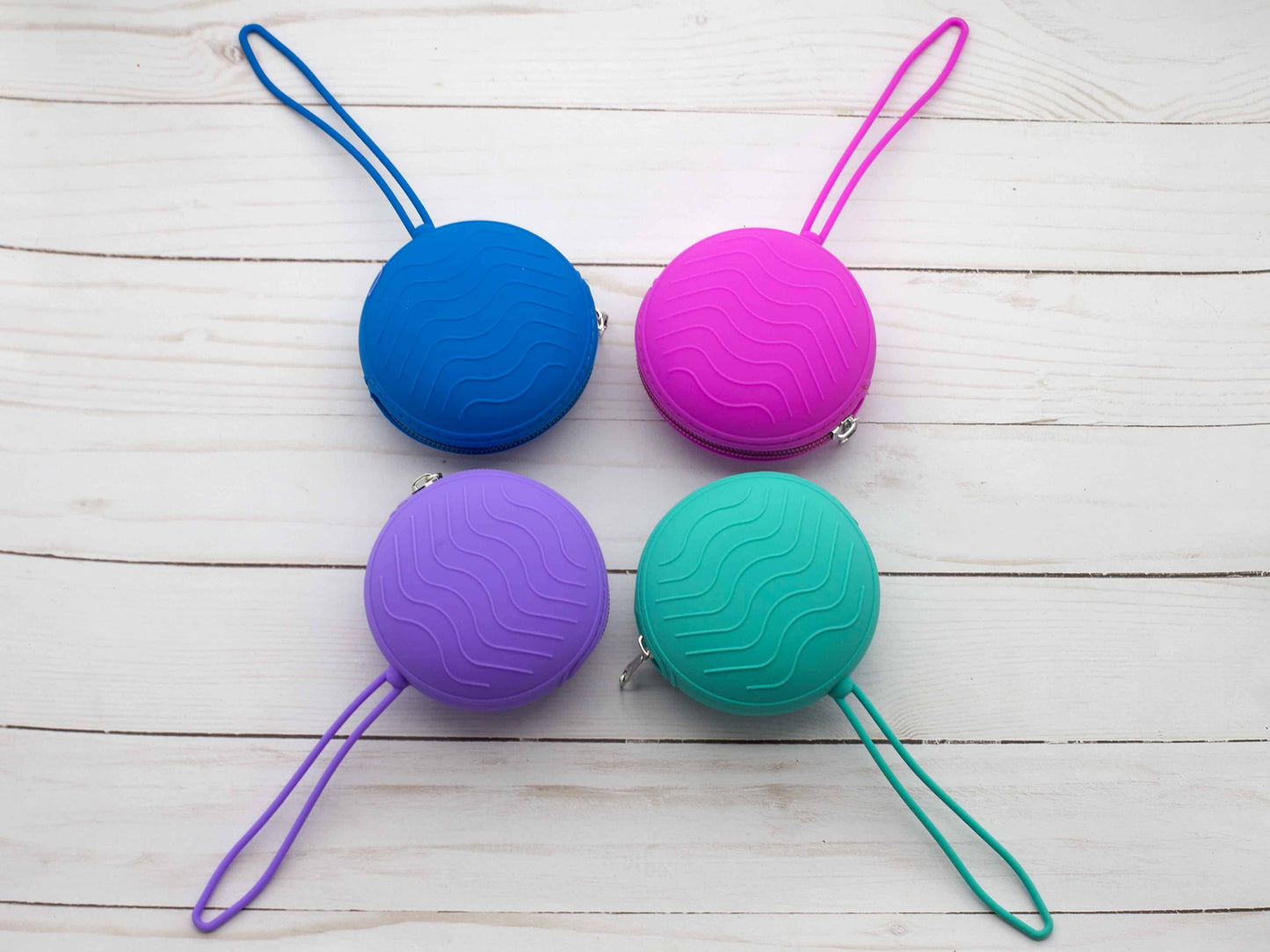 Colorful Round Storage Pouches