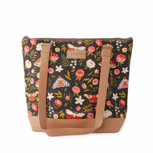 Sac de projet de tricot zippé grand format – Mega Trinity Nuit Forêt