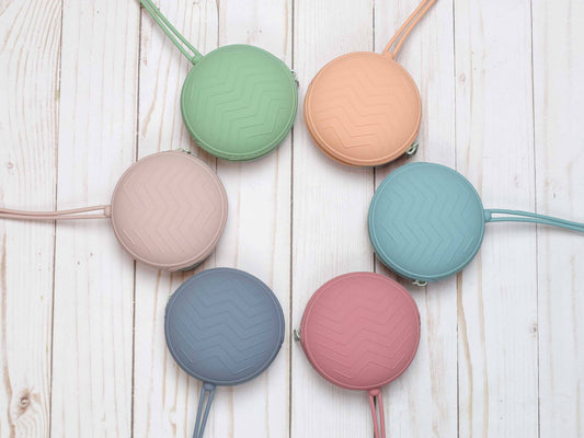 Round Storage Pouches - Pastel