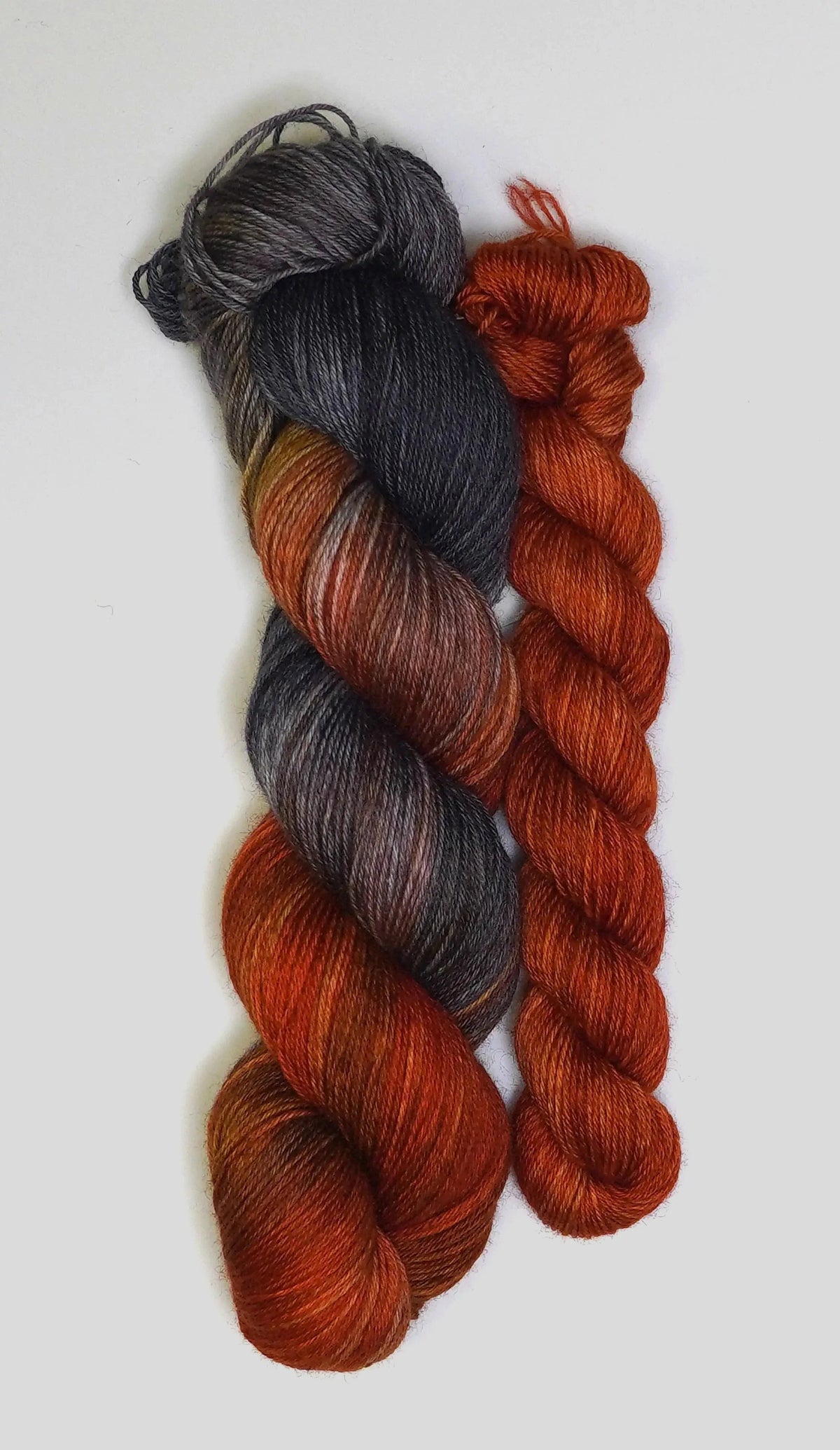 Wild Woollys - Cobalt Rust - Fingering Sock Set