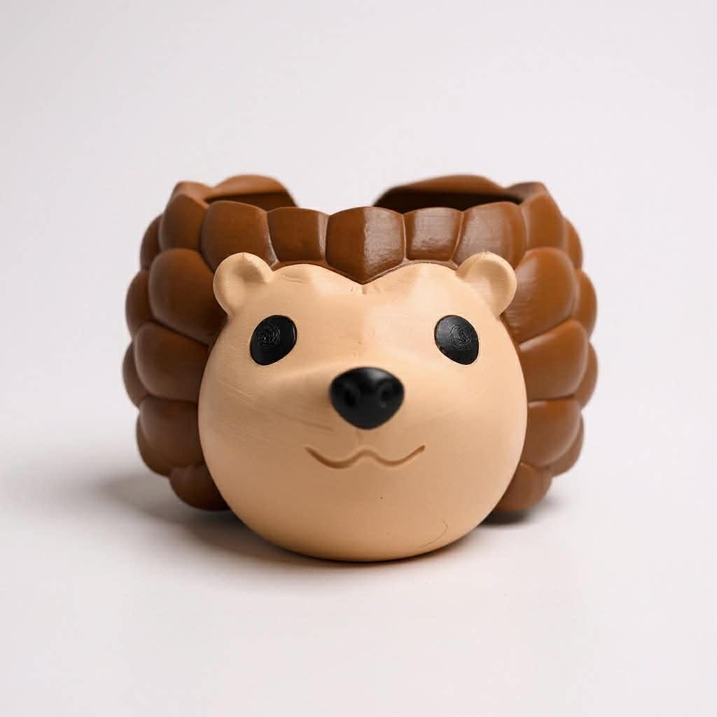 Cozy Woodland Hedgehog Yarn Bowl – Whimsical 3D Printed Yarn Holder for Calm Crafting, Customizable