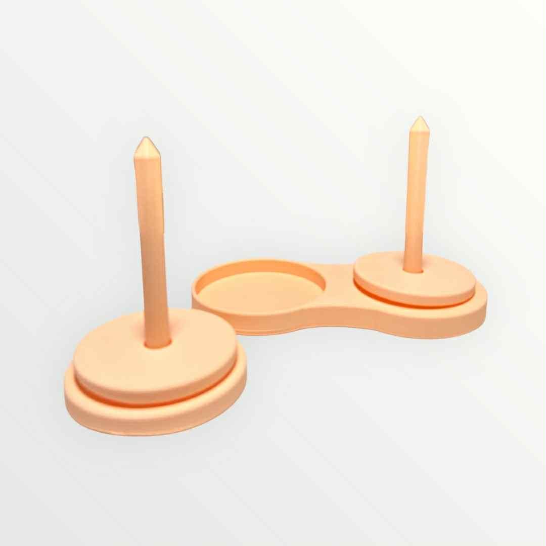 Double Yarn Holder for Crochet and Knitting, No Tangle Smooth Spinning Yarn Tool