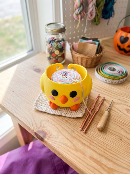 Cheery Chick Yarn Bowl