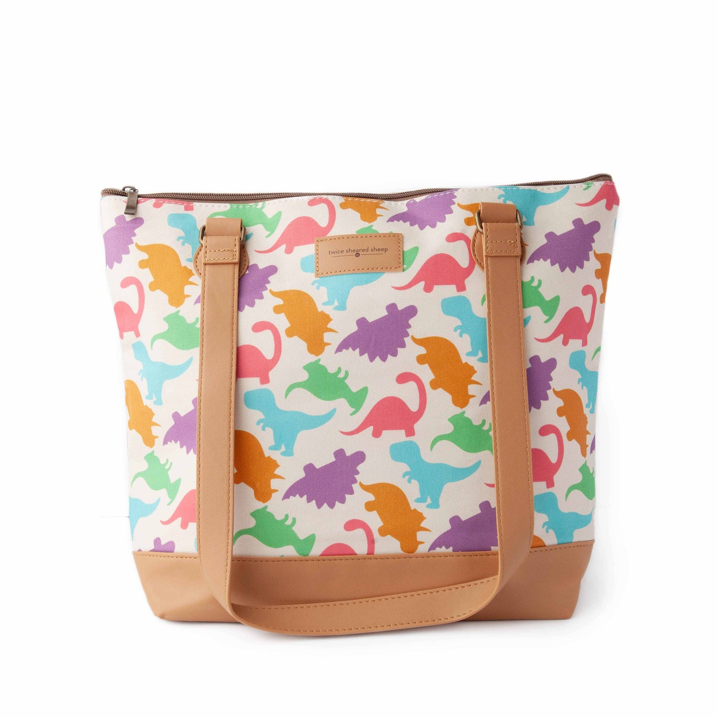 Grand sac de projet de tricot zippé – Dino Mega Trinity
