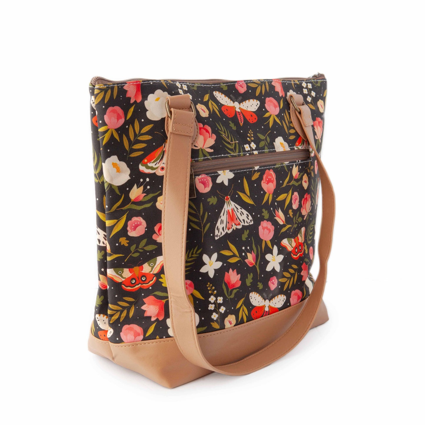 Sac de projet de tricot zippé grand format – Mega Trinity Nuit Forêt