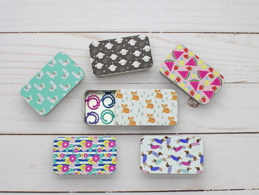 Print Slide Top|  Storage Tins